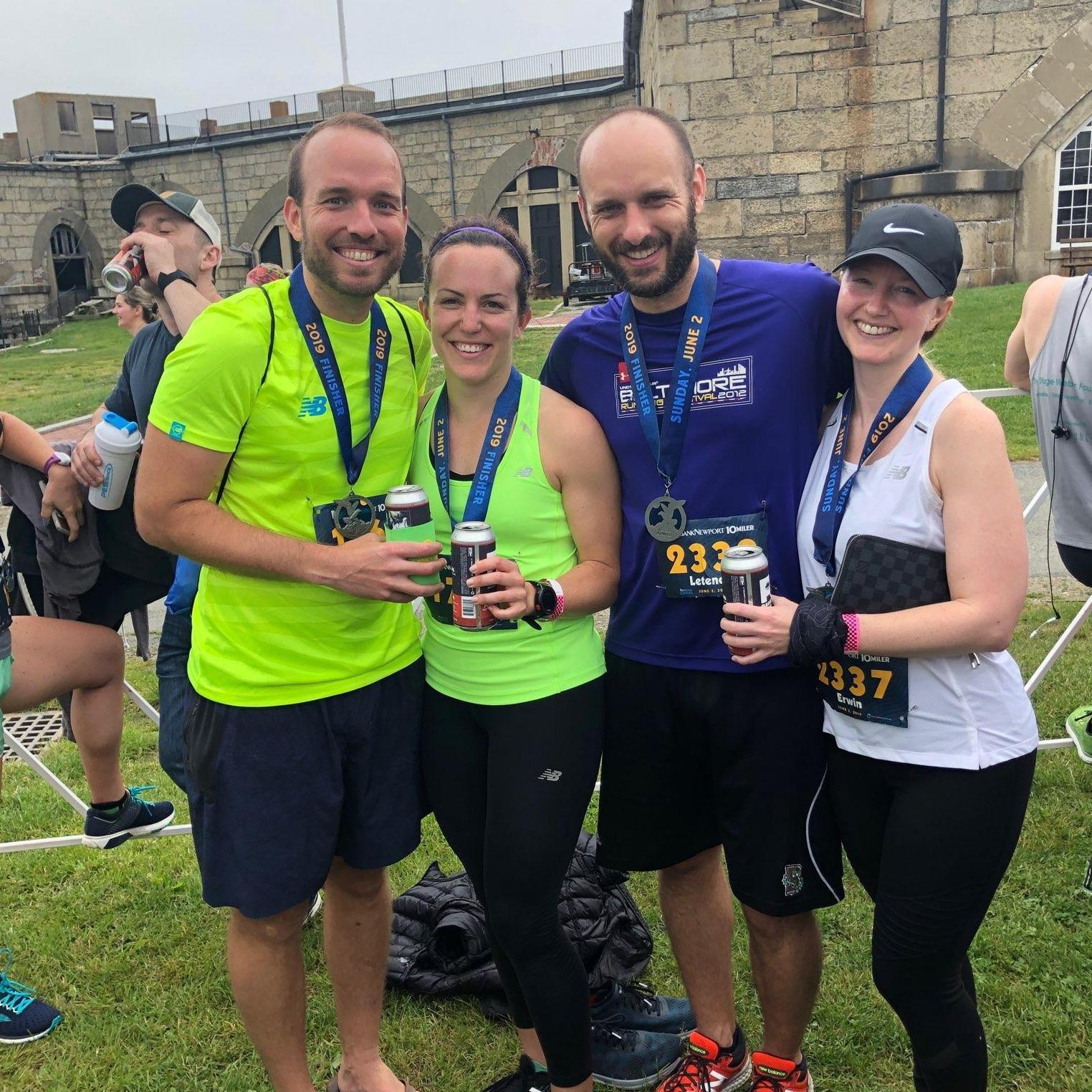 June 2019 - Newport 10 Miler for Gillian's first road race!