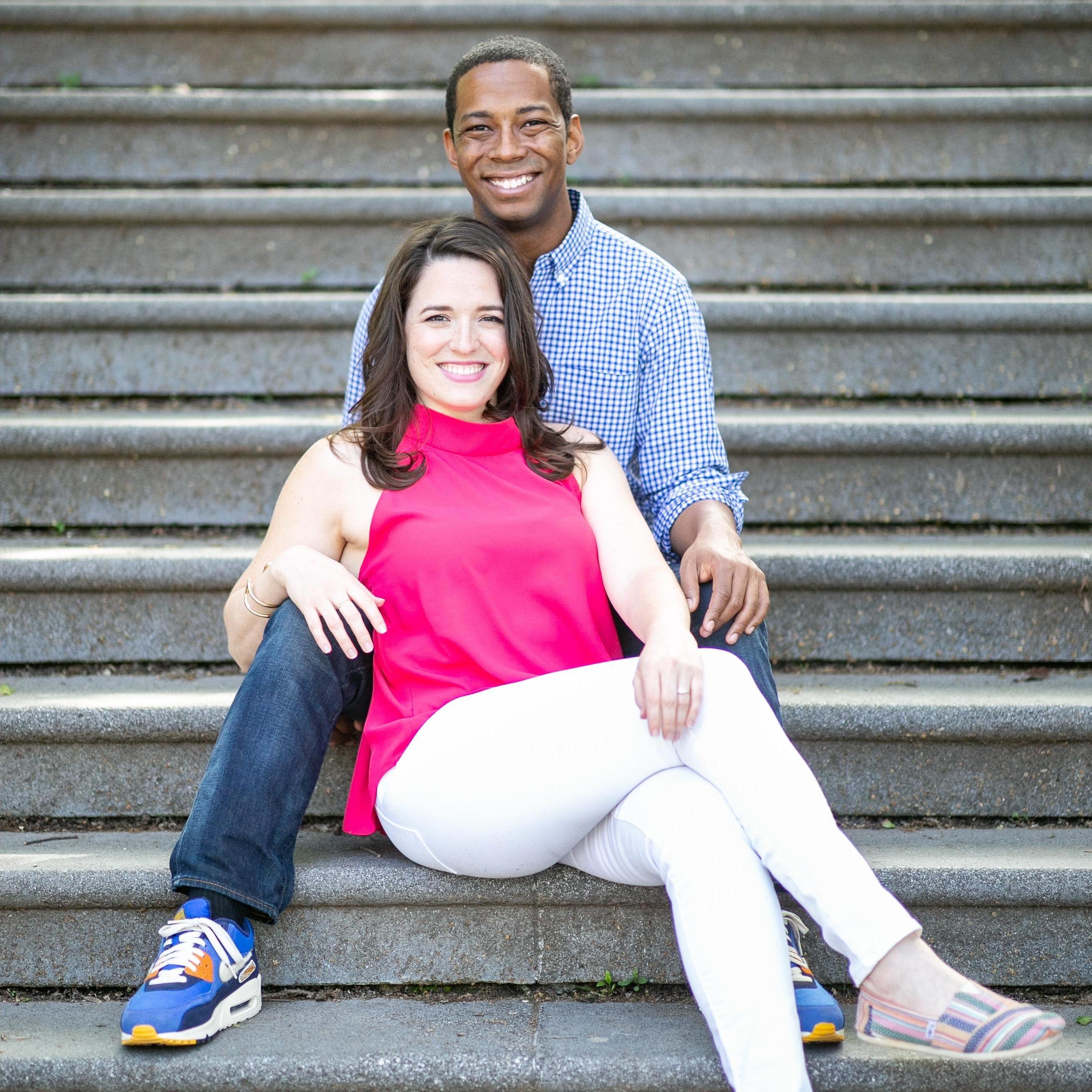 Our engagement shoot in Woodside, NY