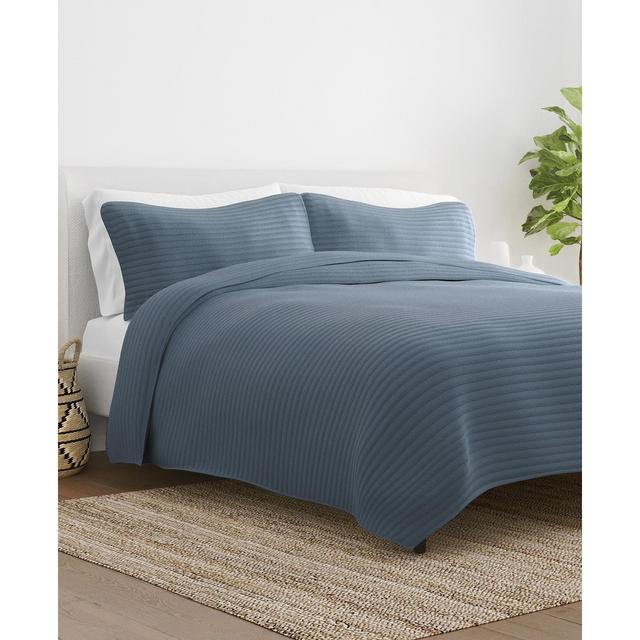 ienjoy Home Stripe Stitch 3-Pc. Quilt Set, King/California King