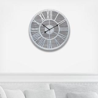 Galvanized Metal Wall Clock