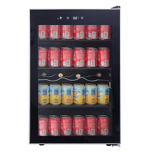 RCA - 110-Can Beverage Cooler - Stainless steel