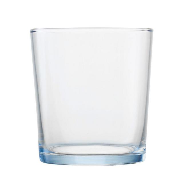 Colored Glass Tumblers, Set of 4 - Blue