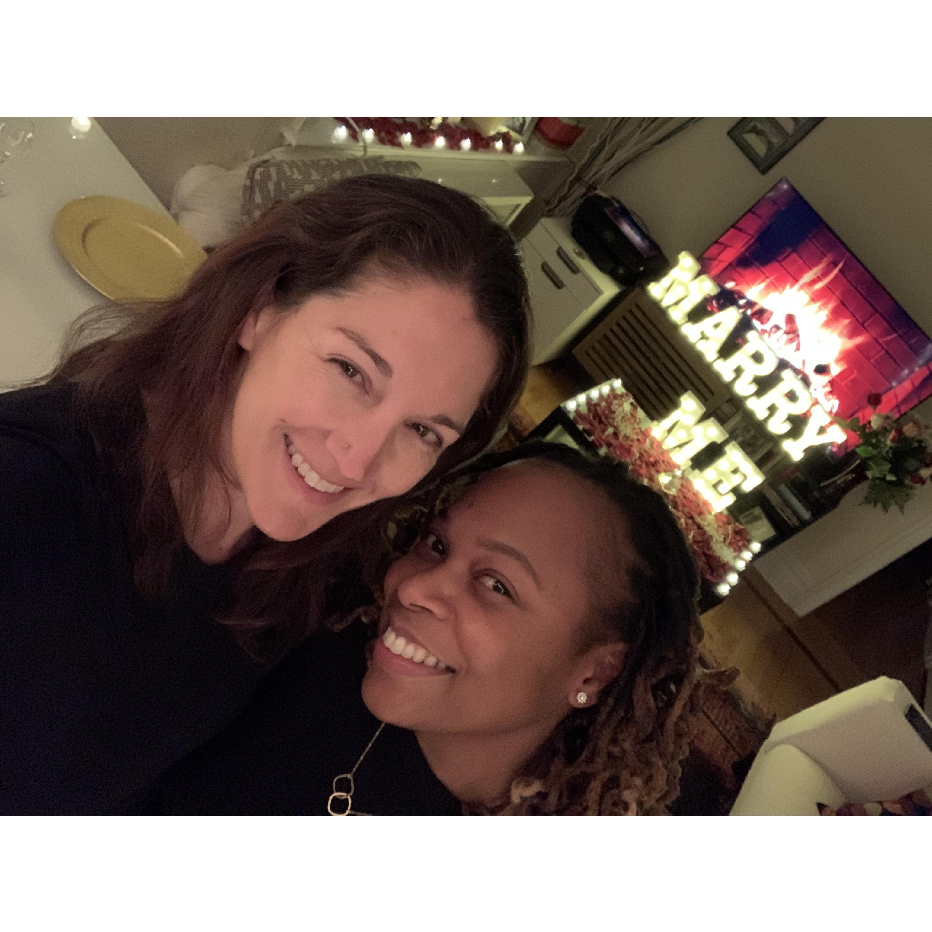 She said yes, too! 2020