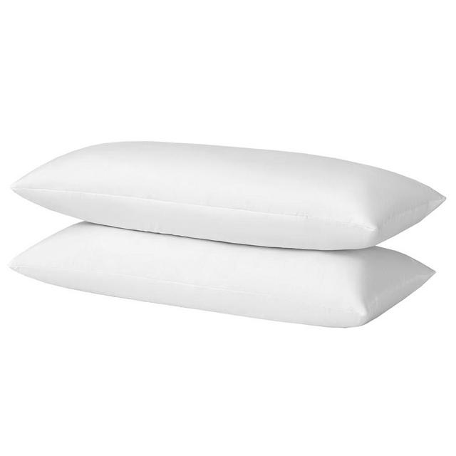 Basic Home 14x36 Lumbar Pillow Inserts for Bed, 2 Pack - Feather and Down Throw Pillow Inserts for Living Room Couch Bed Sofa