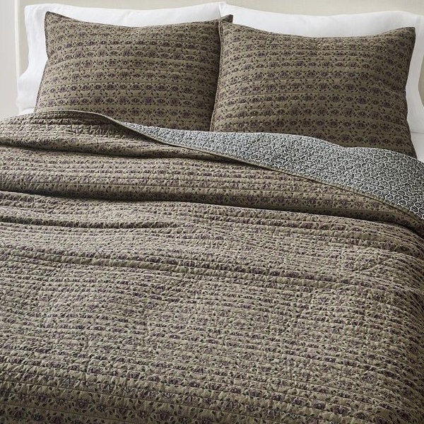 Gemma Reversible Print Mix Quilt & Shams