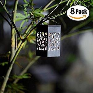 Maggift 8 Pcs Solar Powered LED Garden Lights, Automatic Led for Patio, Yard and Garden