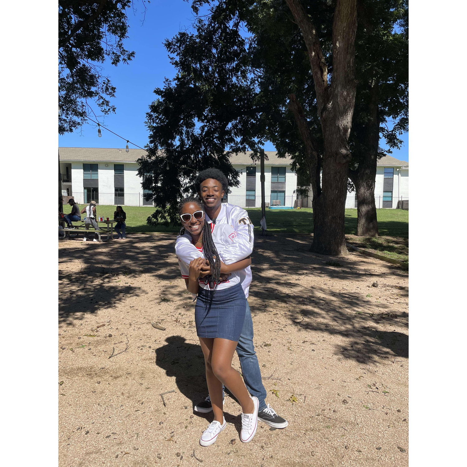 Our first homecoming as alum!