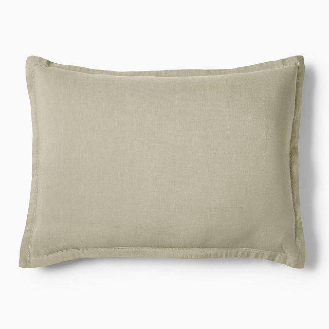 Signature Tencel Linen King Sham, Elm