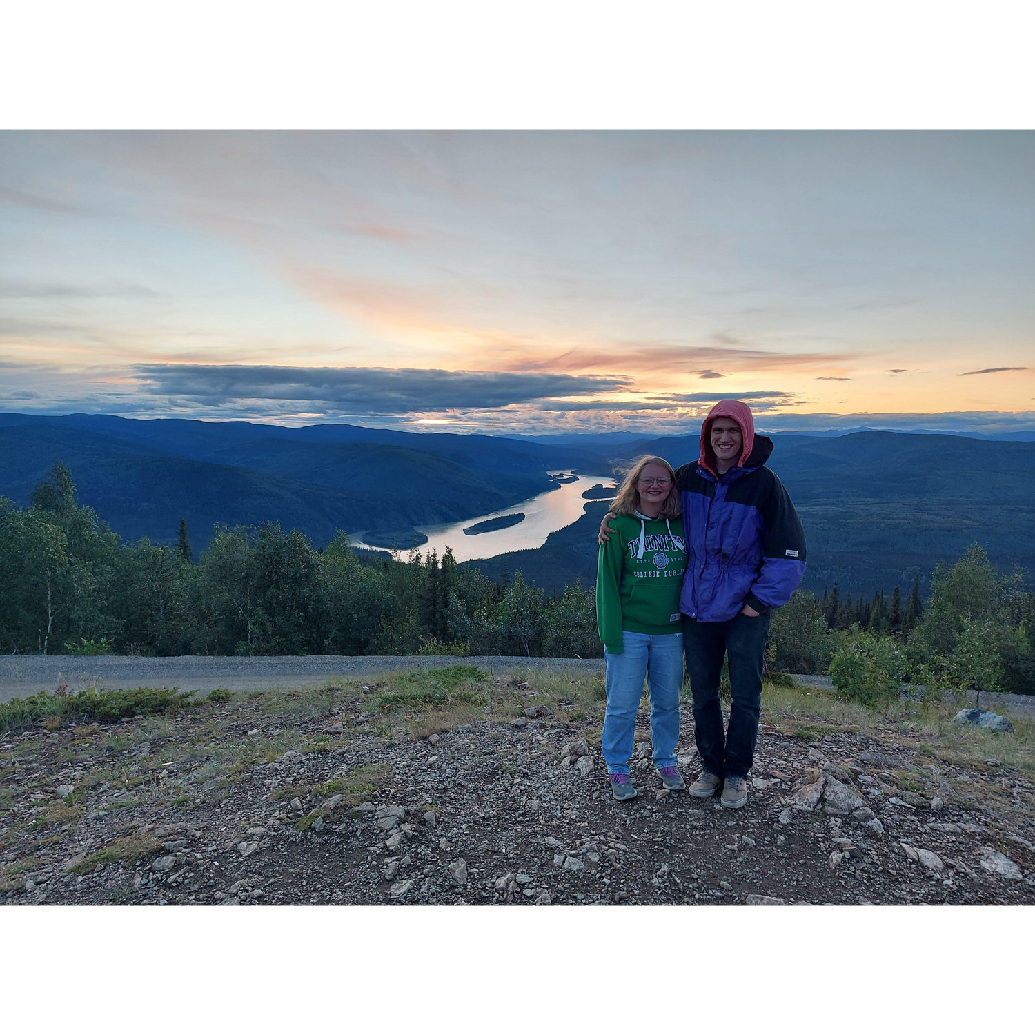 View from the Midnight Dome near Dawson City, 2022