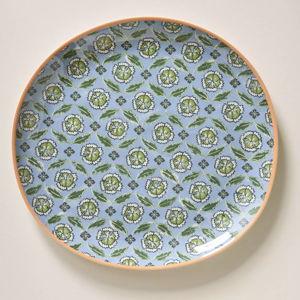 Tangier Oasis Melamine Dinner Plate: Blue