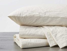Coyuchi Organic Crinkled Percale™ Pillowcases