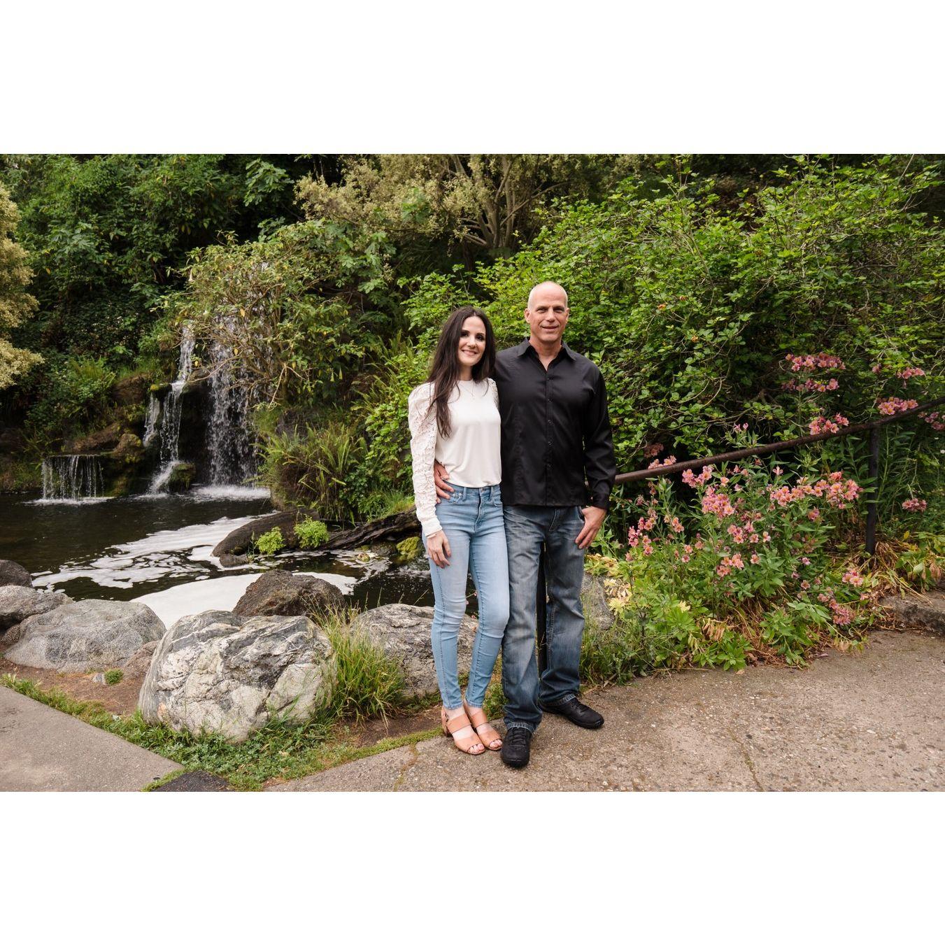 June 2023 engagement photo shoot at LA Arboretum & Botanical Garden