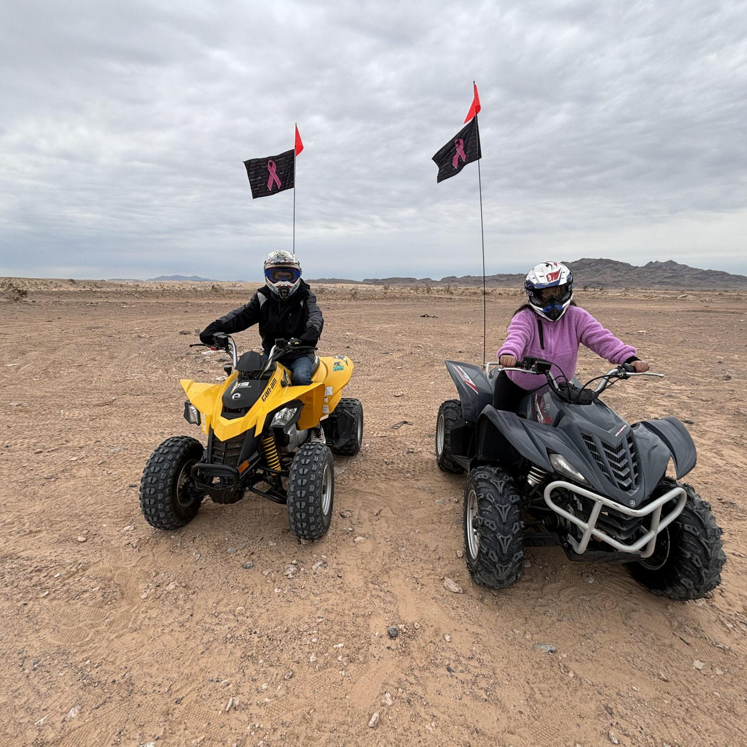 Quinn’s first time riding ATVS. December 2025.