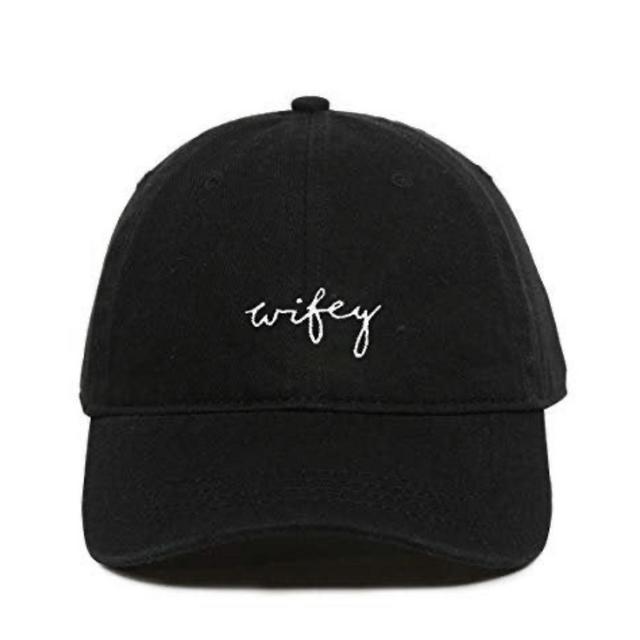 Wifey Baseball Cap Embroidered Cotton Adjustable Dad Hat