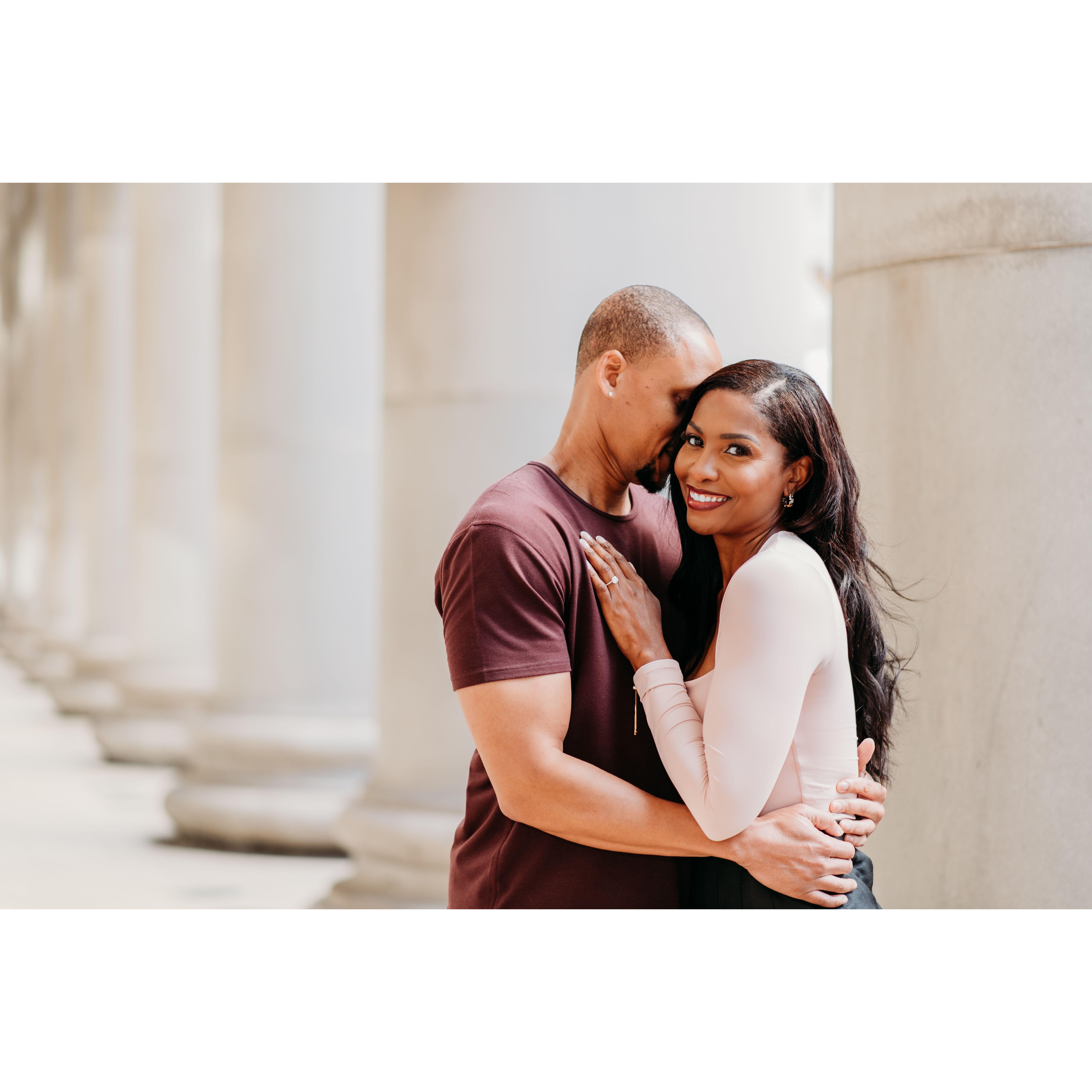 Engagement photos - Chicago Union Station