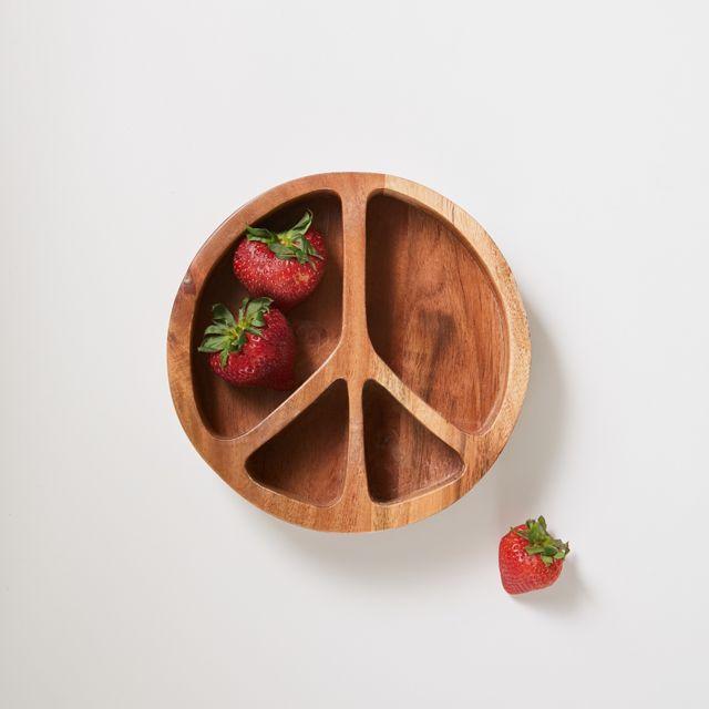 Peace Sign Snack Bowl