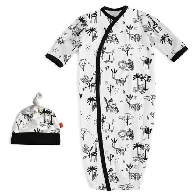 Animal Safari Modal Magnetic Gown Set