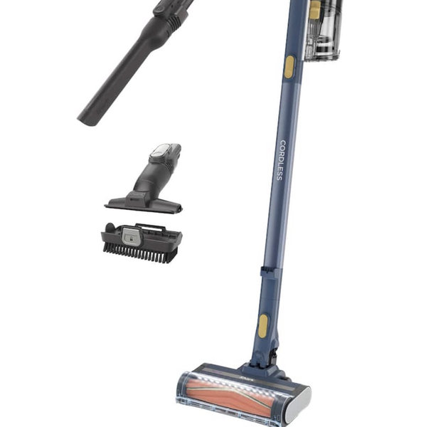 Shark - Pet Cordless Stick Vacuum with XL Dust Cup, LED Headlights, Up to 40 min Runtime - Blue Iris