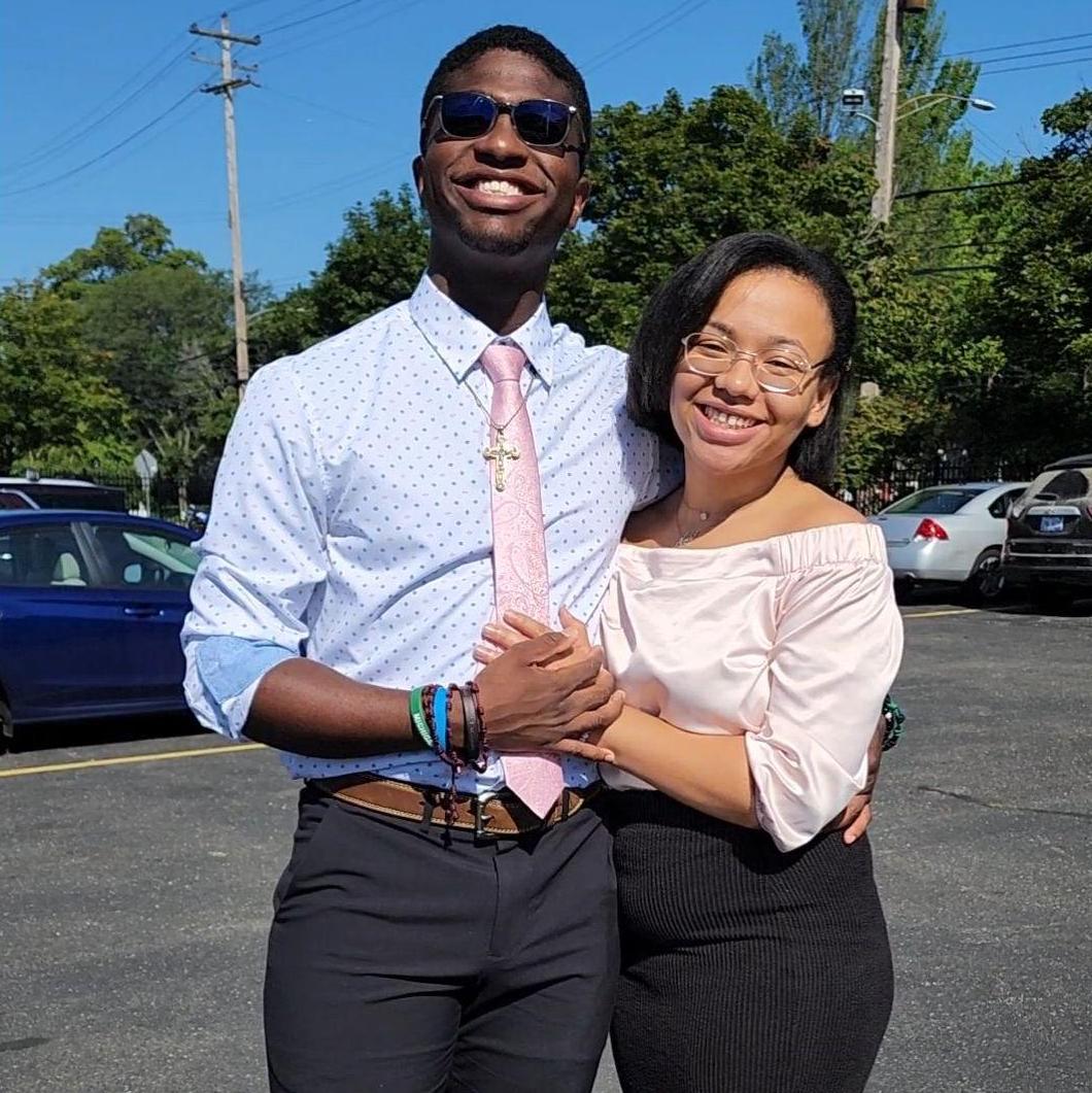 Did someone say Mass? No? Well regardless we do be cute in one of our first matching fits for mass. Iykyk