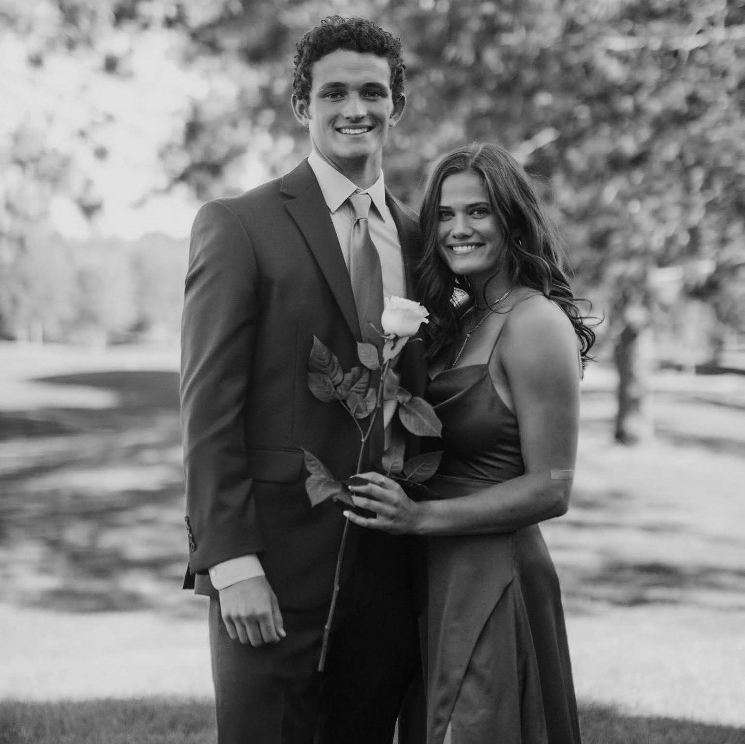We began dating shortly before senior prom