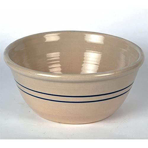 Heritage Blue Stripe Stoneware Mixing Bowl - 14"
