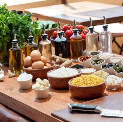 Cooking Class in Crete on our Honeymoon