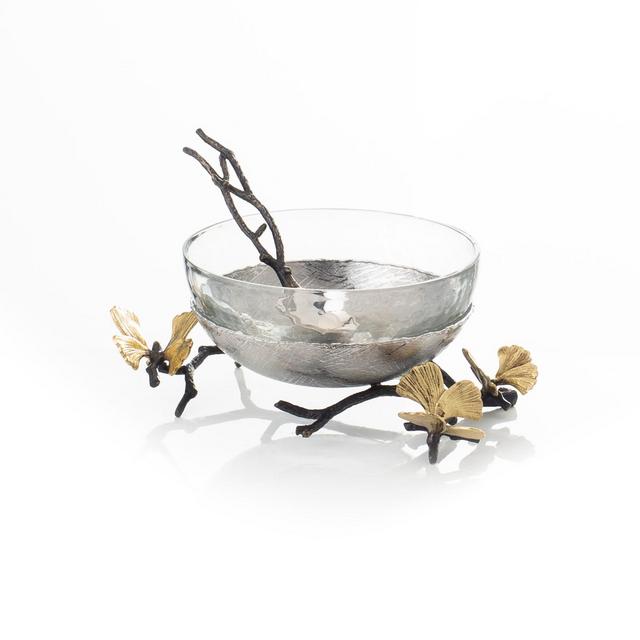 Michael Aram Butterfly Gingko Glass Nut Dish