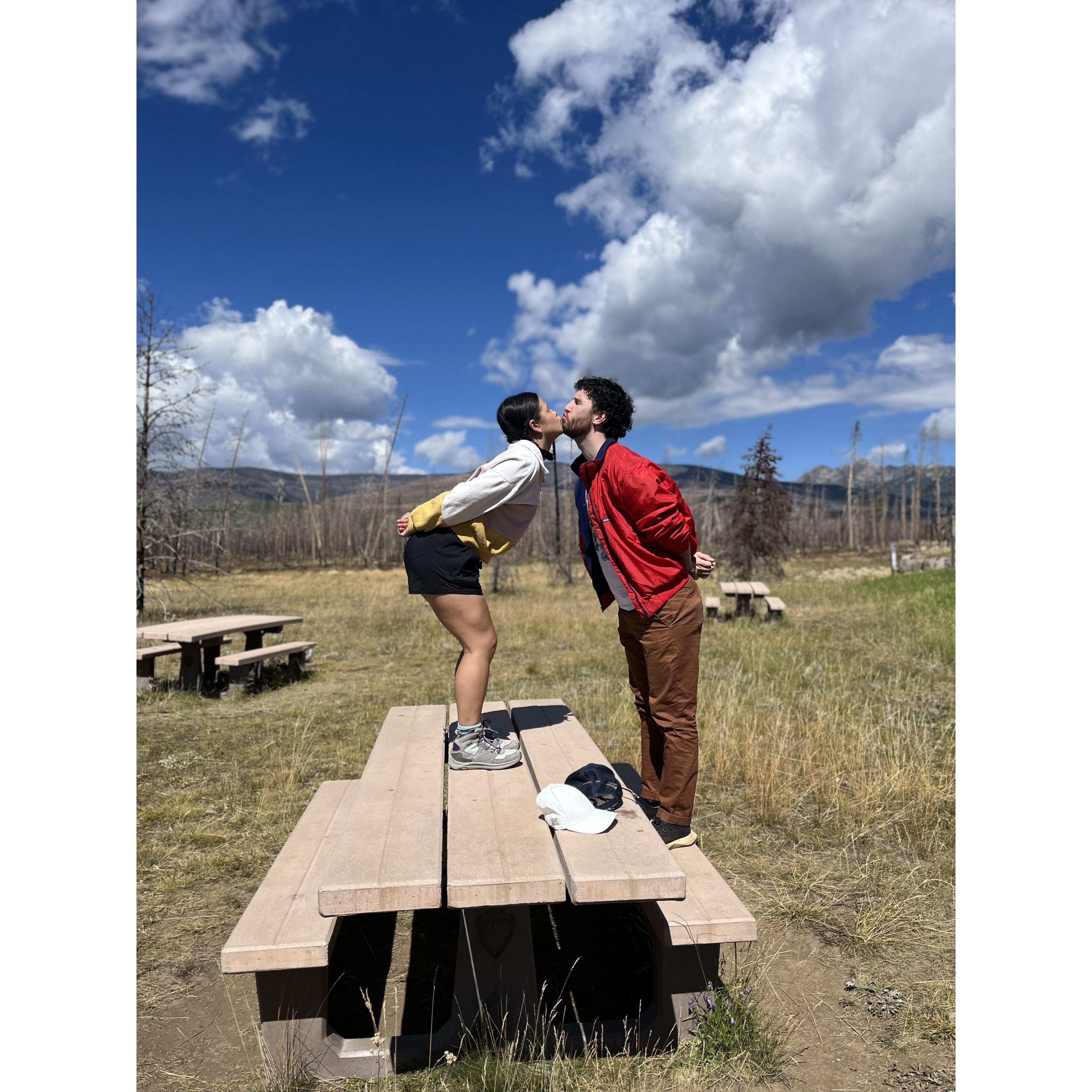 Denver for Zach's 30th - KISSES