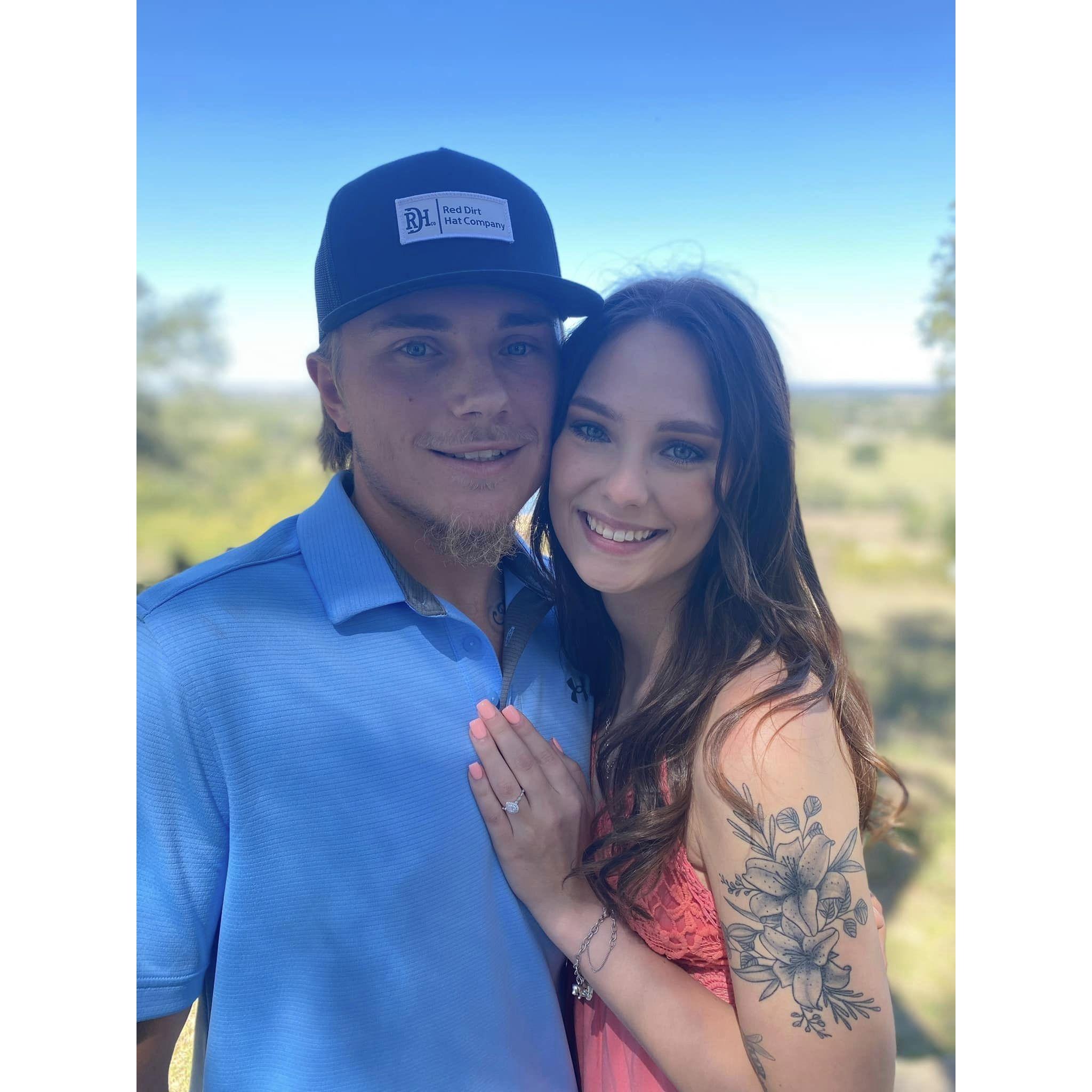 The First Photo as Fiancés!