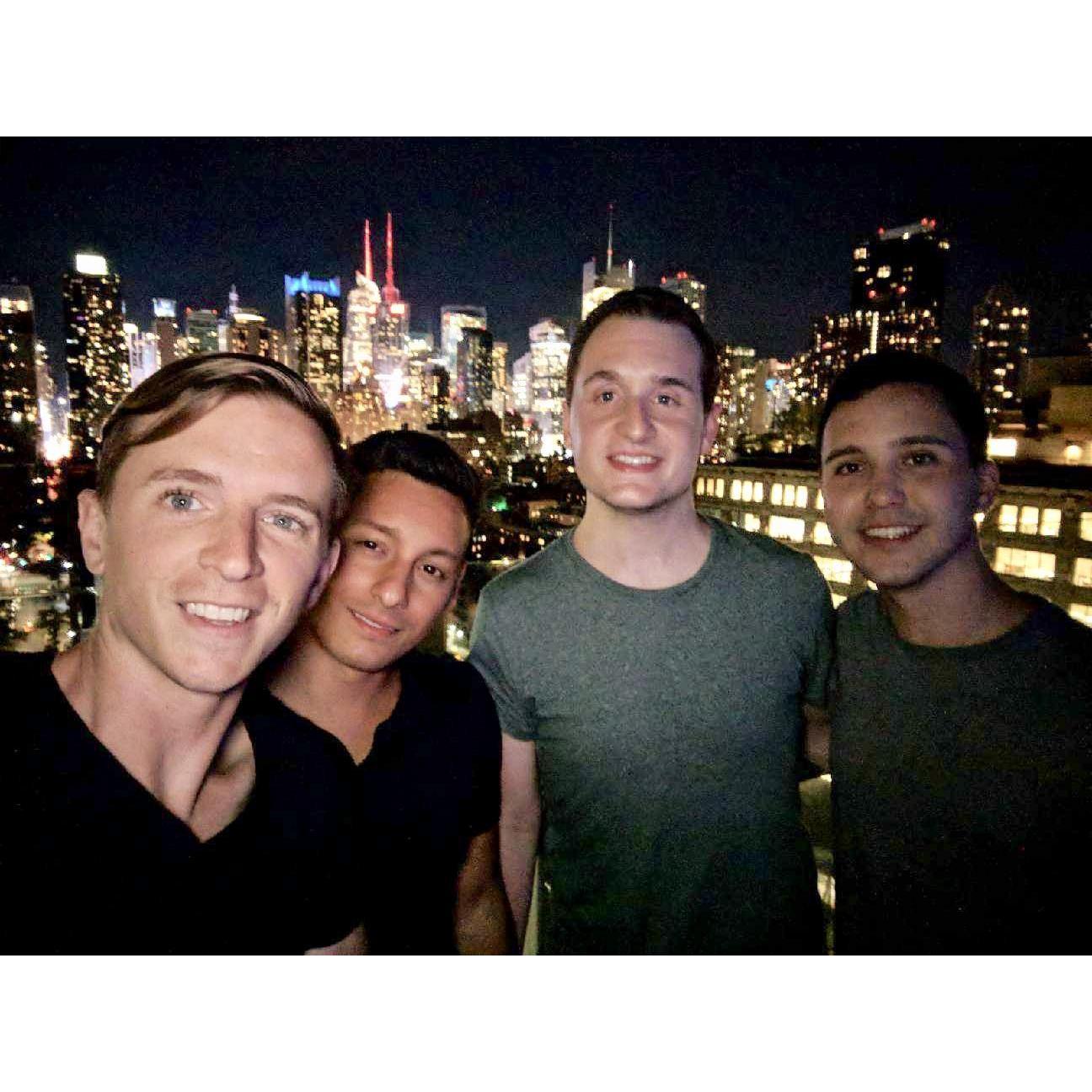 New York City (night before engagement)
