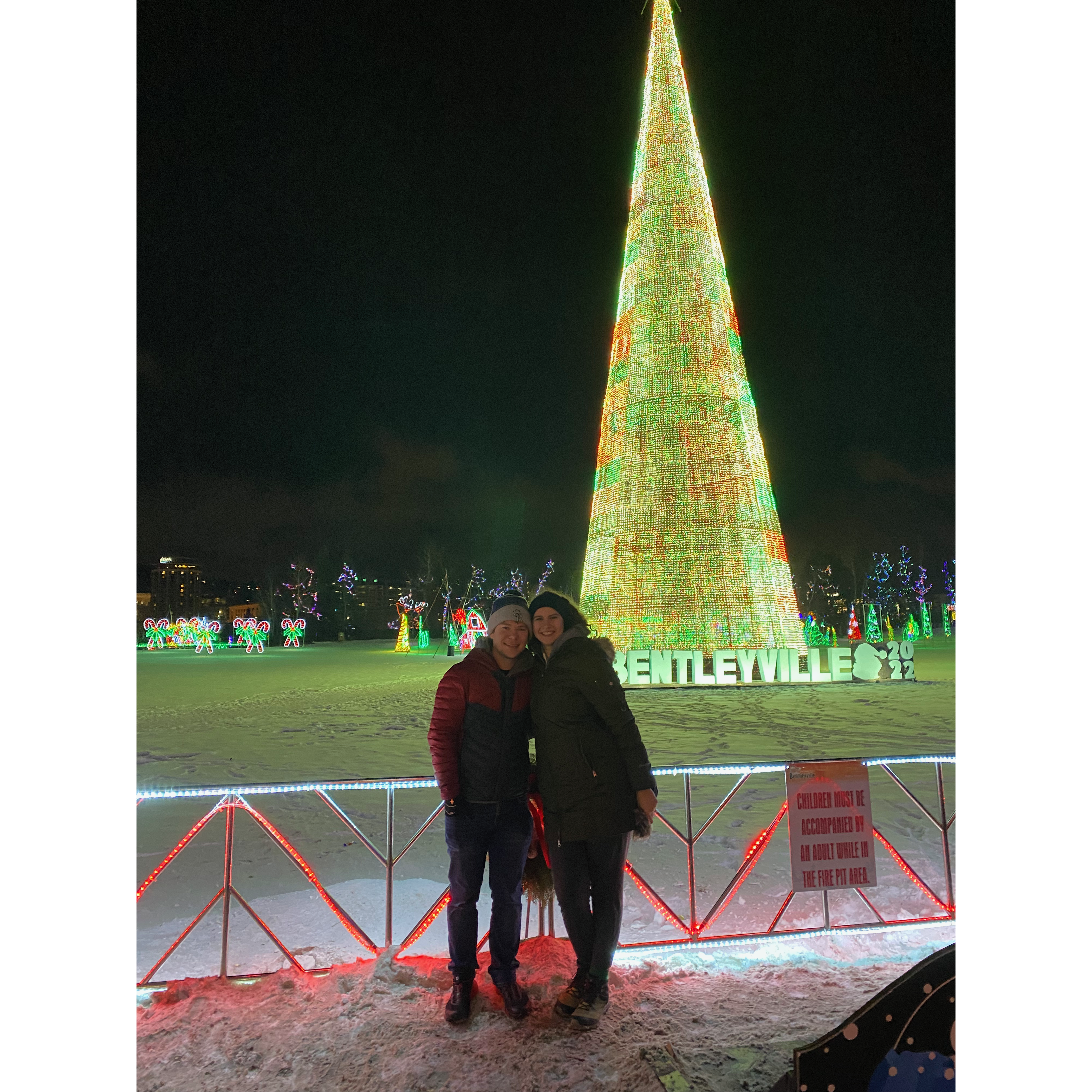 From the Bentleyville Christmas Lights in Duluth in 2022