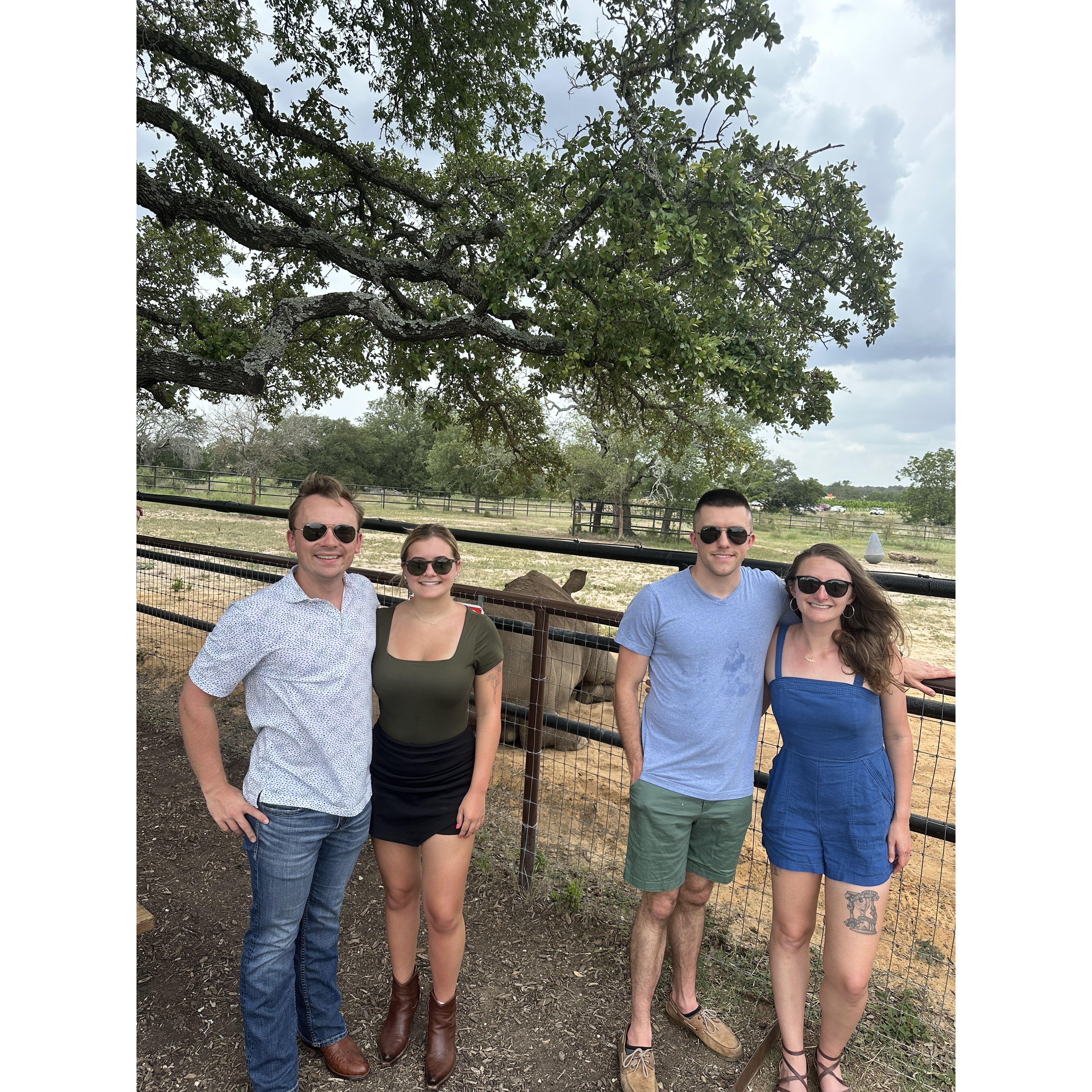 Took our friends, David and Devin Wallach to Rhinory!