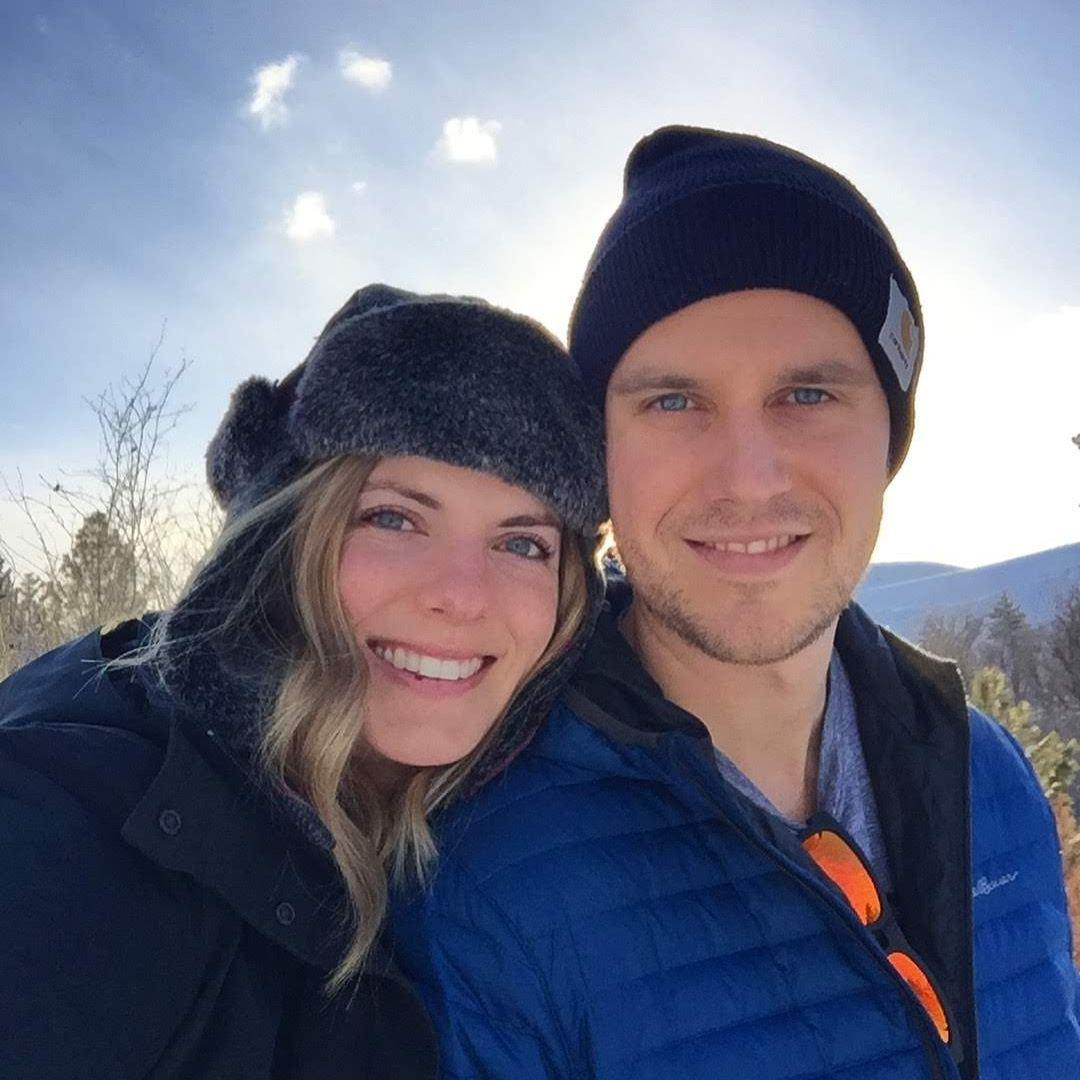 On our first trip together to May's family's Red Dog Ranch in Winthrop, Washington. February 2018.