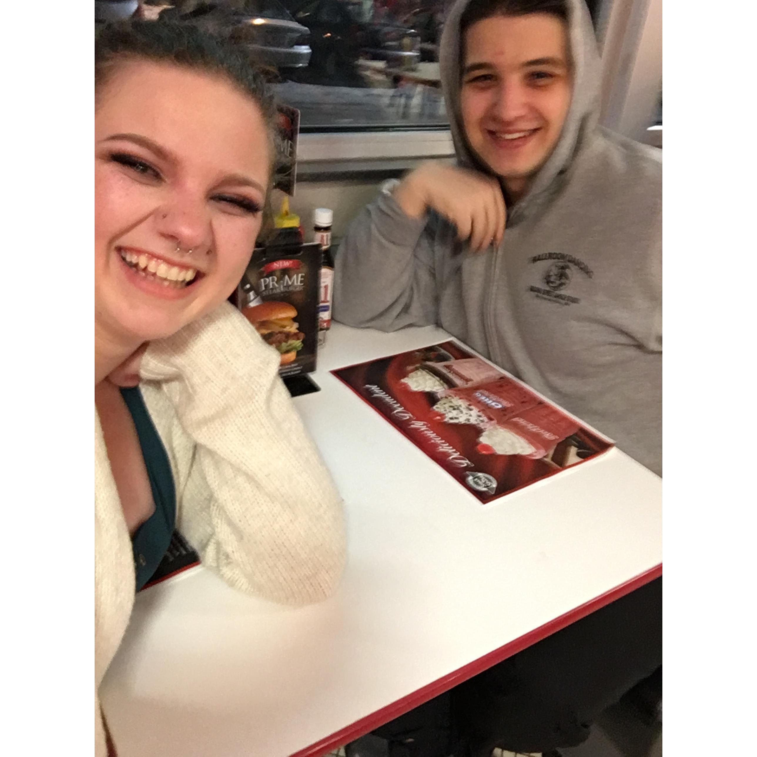 Too many Steak n' Shake dates to count!