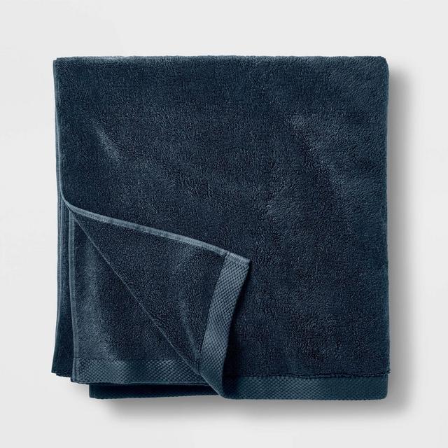 Organic Bath Sheet Navy - Casaluna™