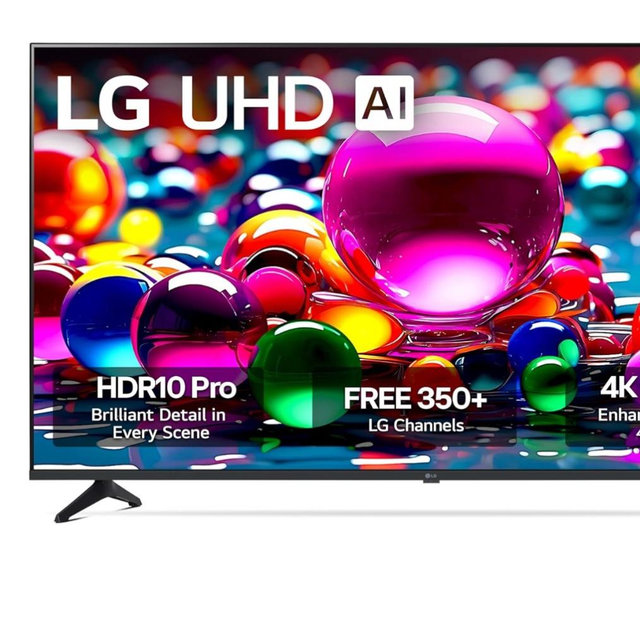 LG 65UA7700P 65 inch Class UA77 Series LED AI 4K Smart webOS TV (2025)