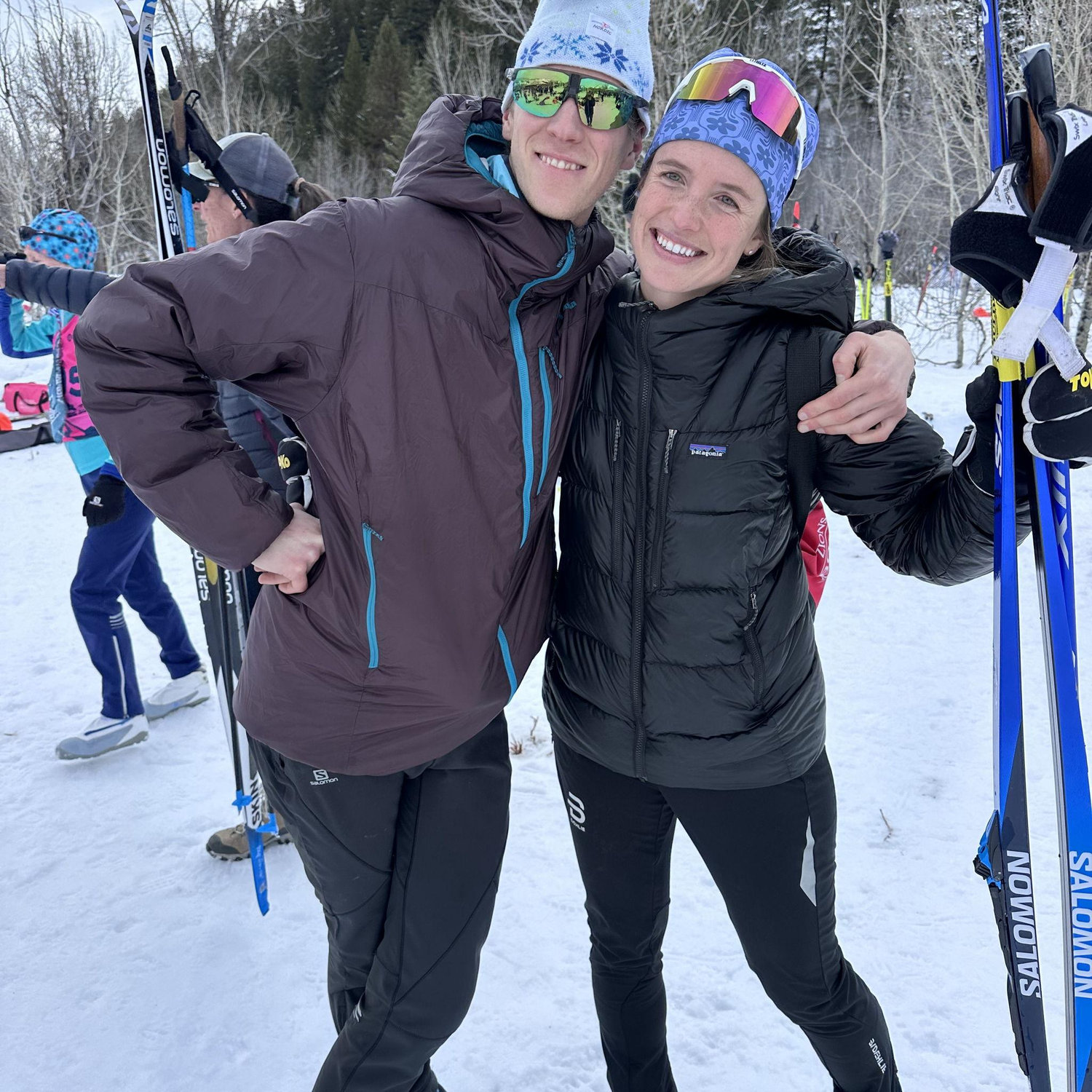 Sam's first ski race!