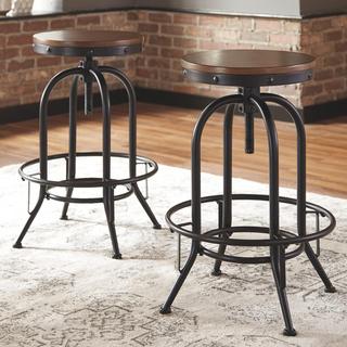 Valebeck Swivel Barstool, Set of 2