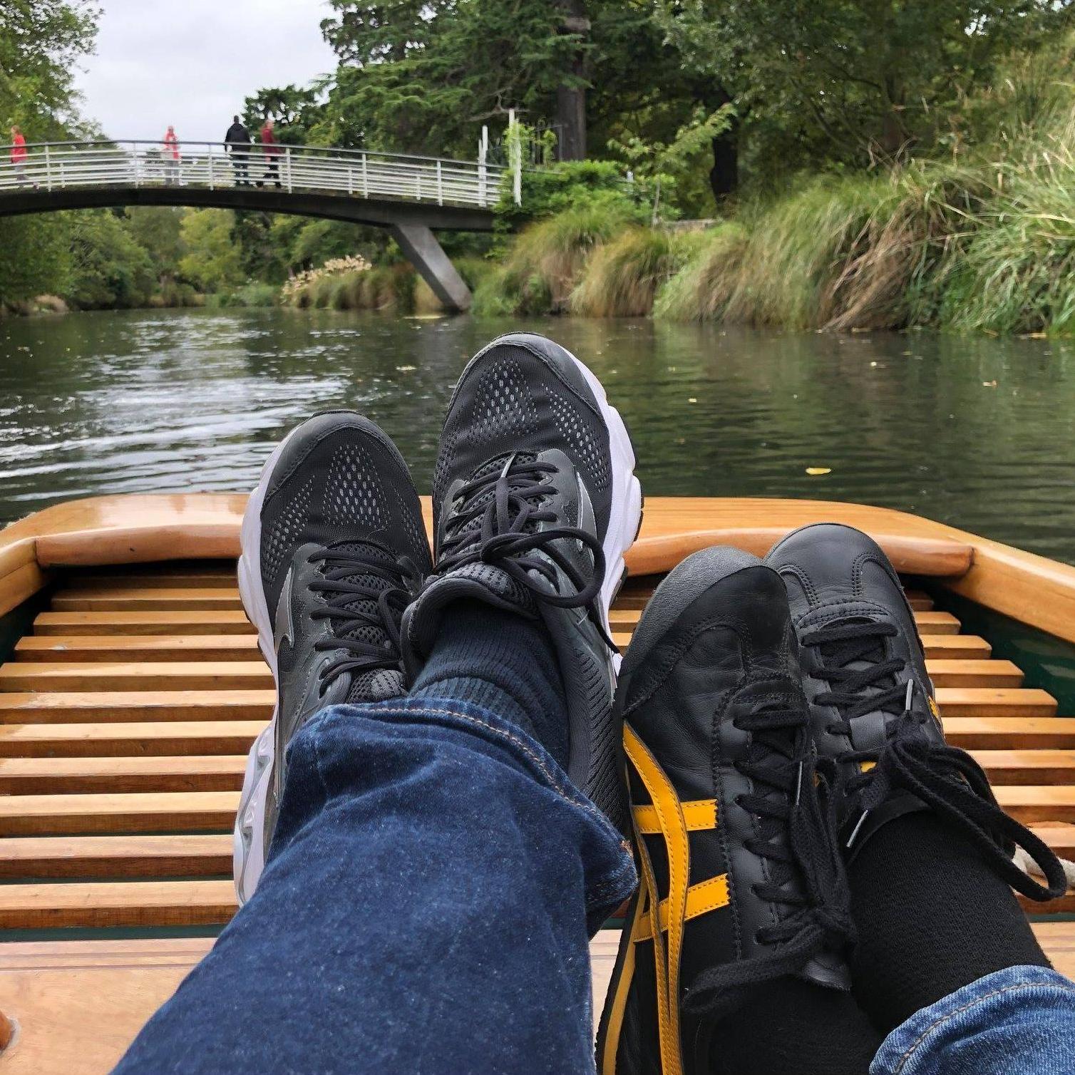 Punting on the River Avon (in Christchurch New Zealand that is)