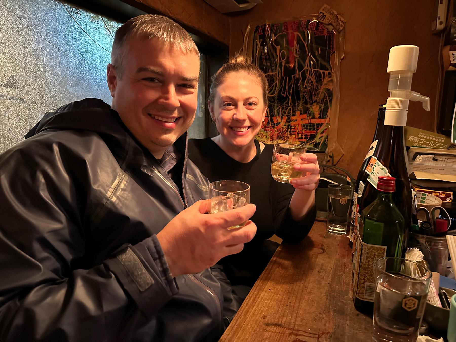 Whiskey in Tokyo, December 2022.