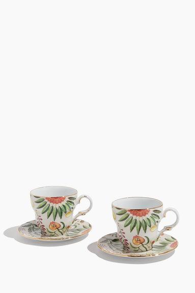 Big Mama Cup and Saucer in Eden - Set of 2