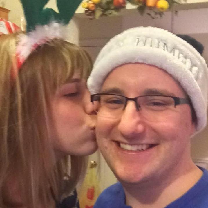We both love the warm and fuzziness of Christmas!