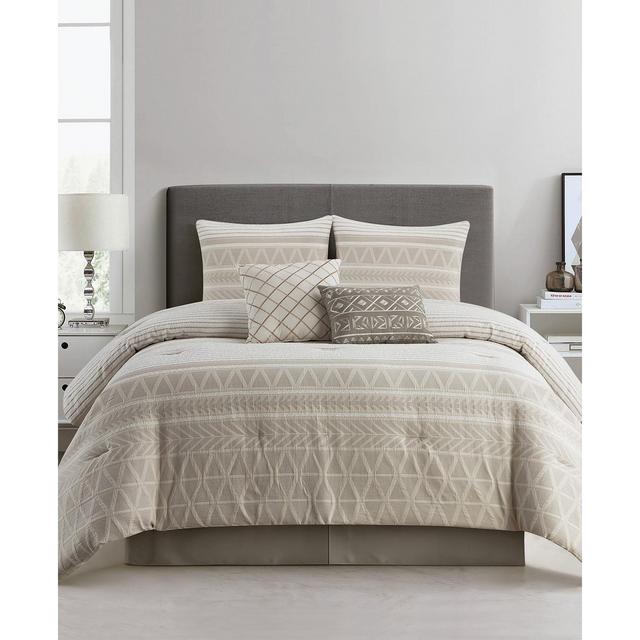 Stratford Park Cleluya Cotton Jacquard 6-Pc. Comforter Set, King
