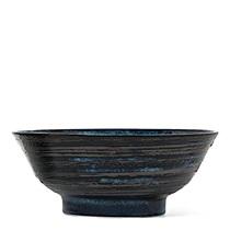 Miya | BLUE BLACK SWIRL 8.25" BOWL