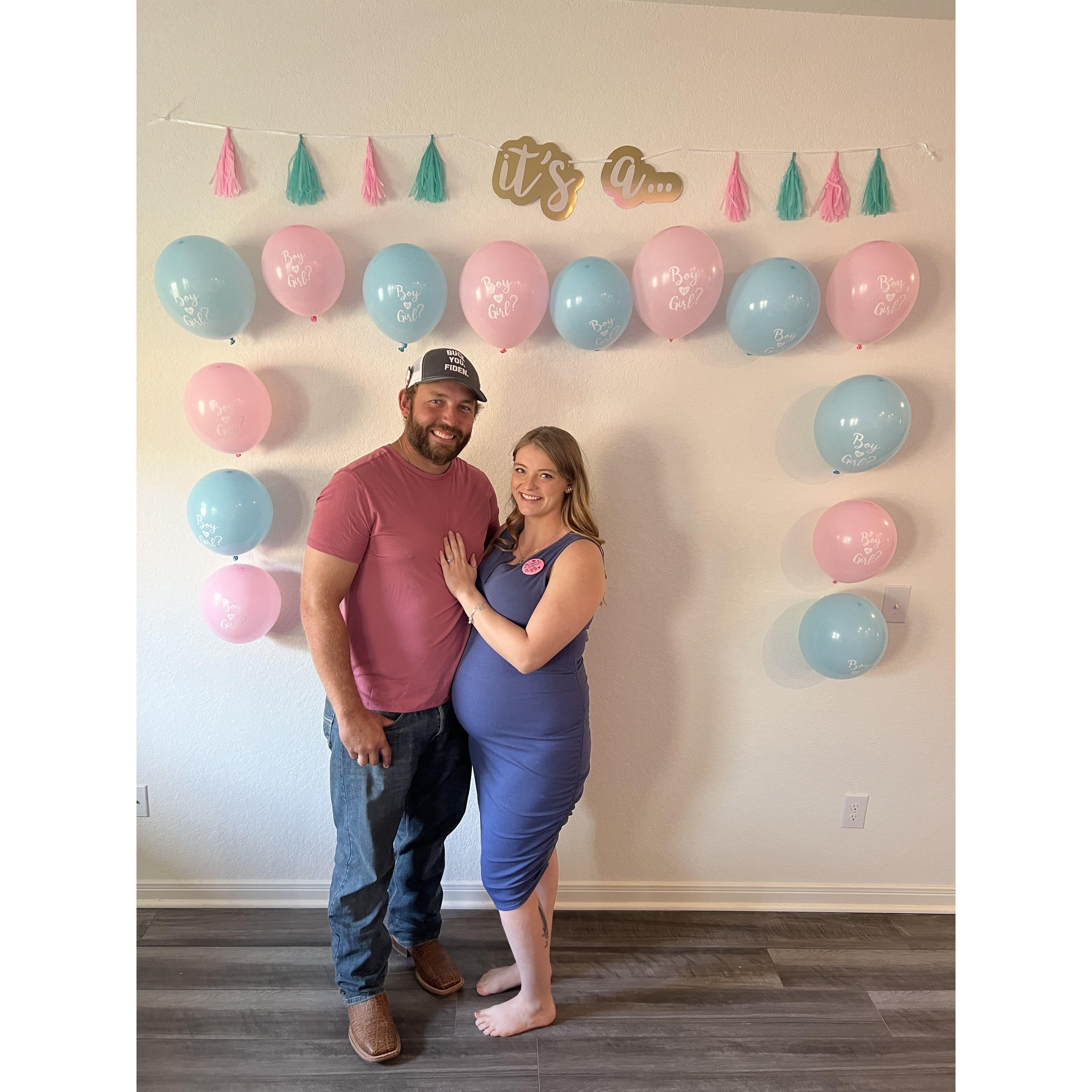 Gender Reveal Day!!!!! IT'S A..........BOY!!!!!!!!