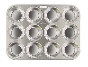 Fox Run Stainless Steel Muffin Pan 12, Bakeware, New