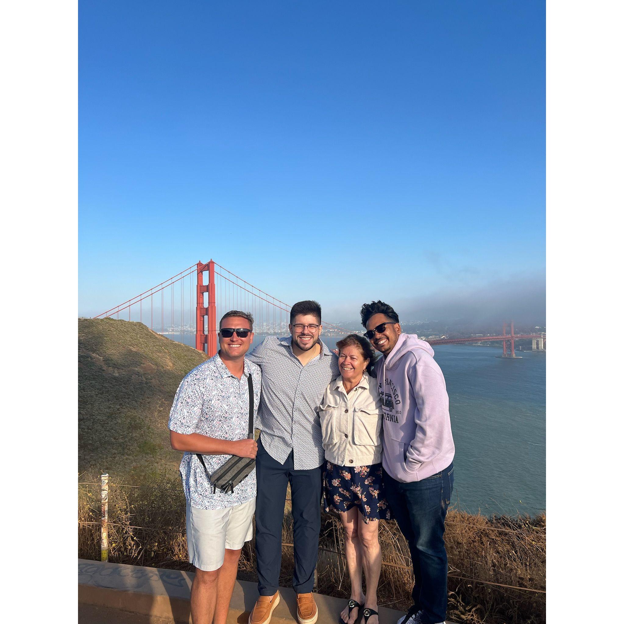 Maria with the boys