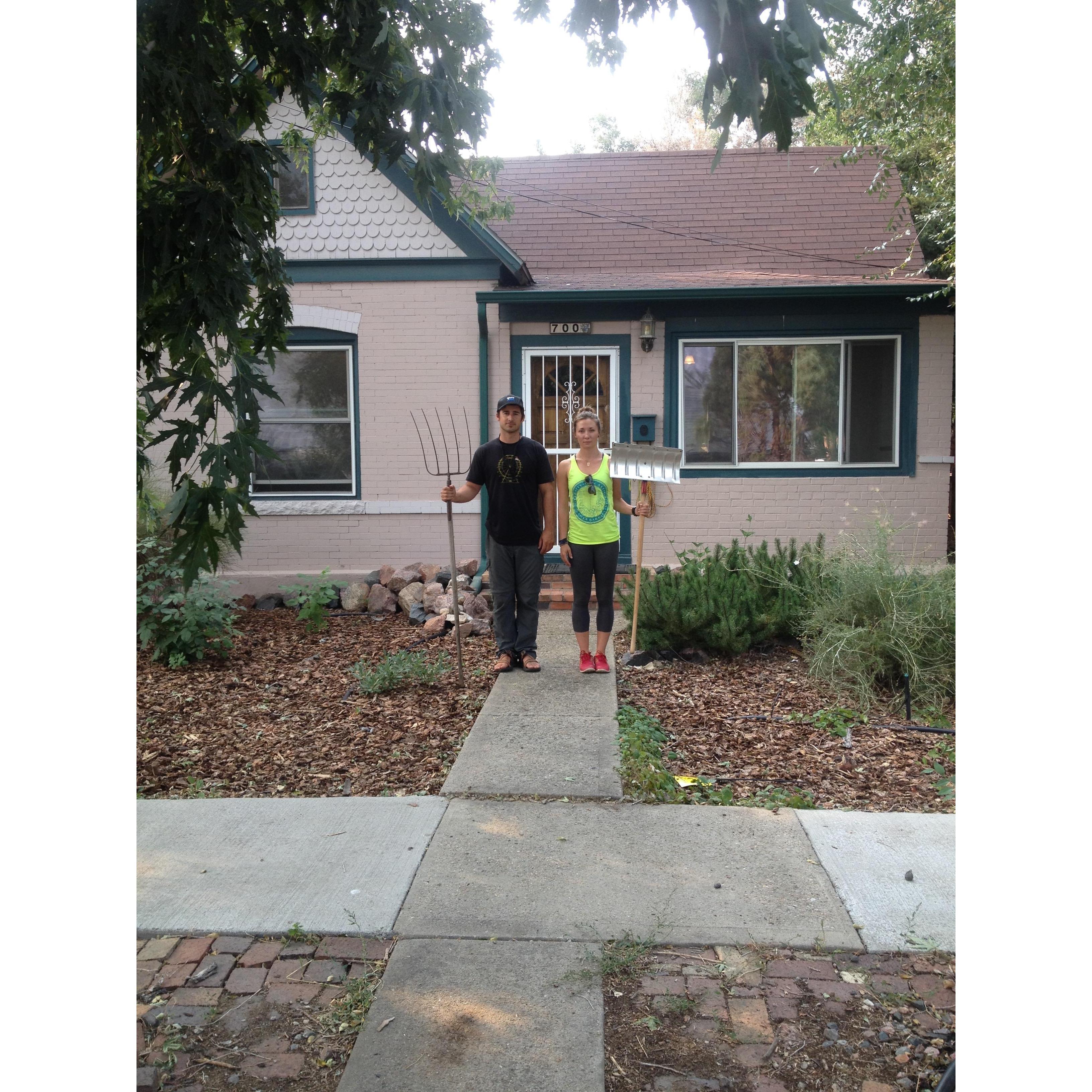 First house.