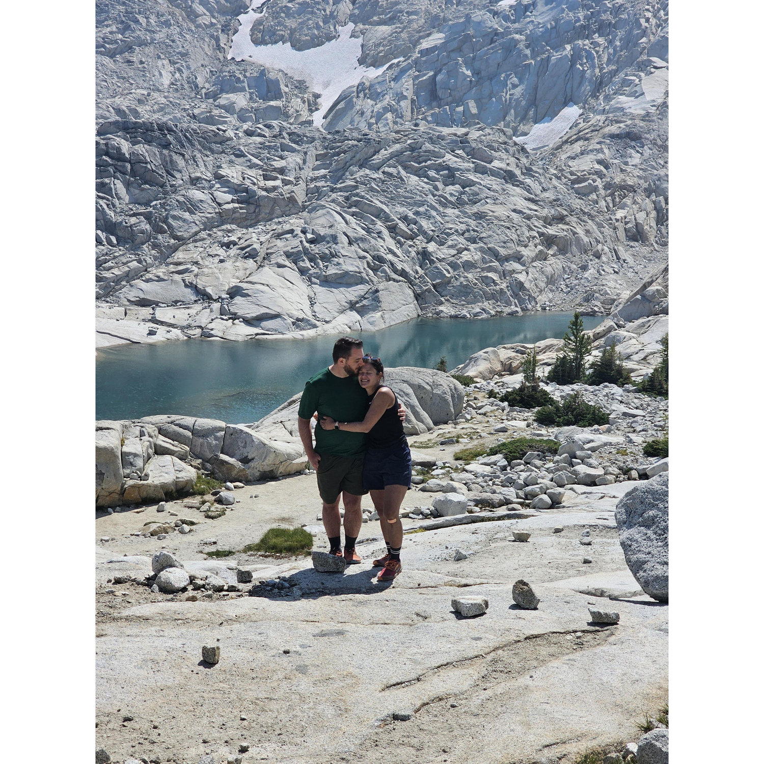 Right after we got engaged in the Enchantments.