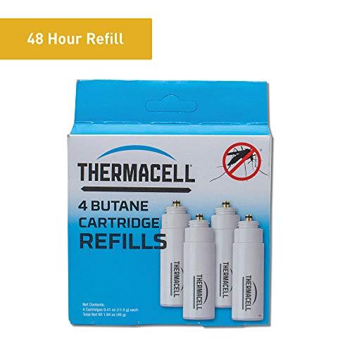Thermacell Mosquito Repellent Fuel-Only Refills, 4-Pack; Cartridges Last 12 Hours Each; Use with Thermacell Fuel-Powered Mosquito Repellent Repellers, Lanterns and Torches; Repellent Mats Not Included